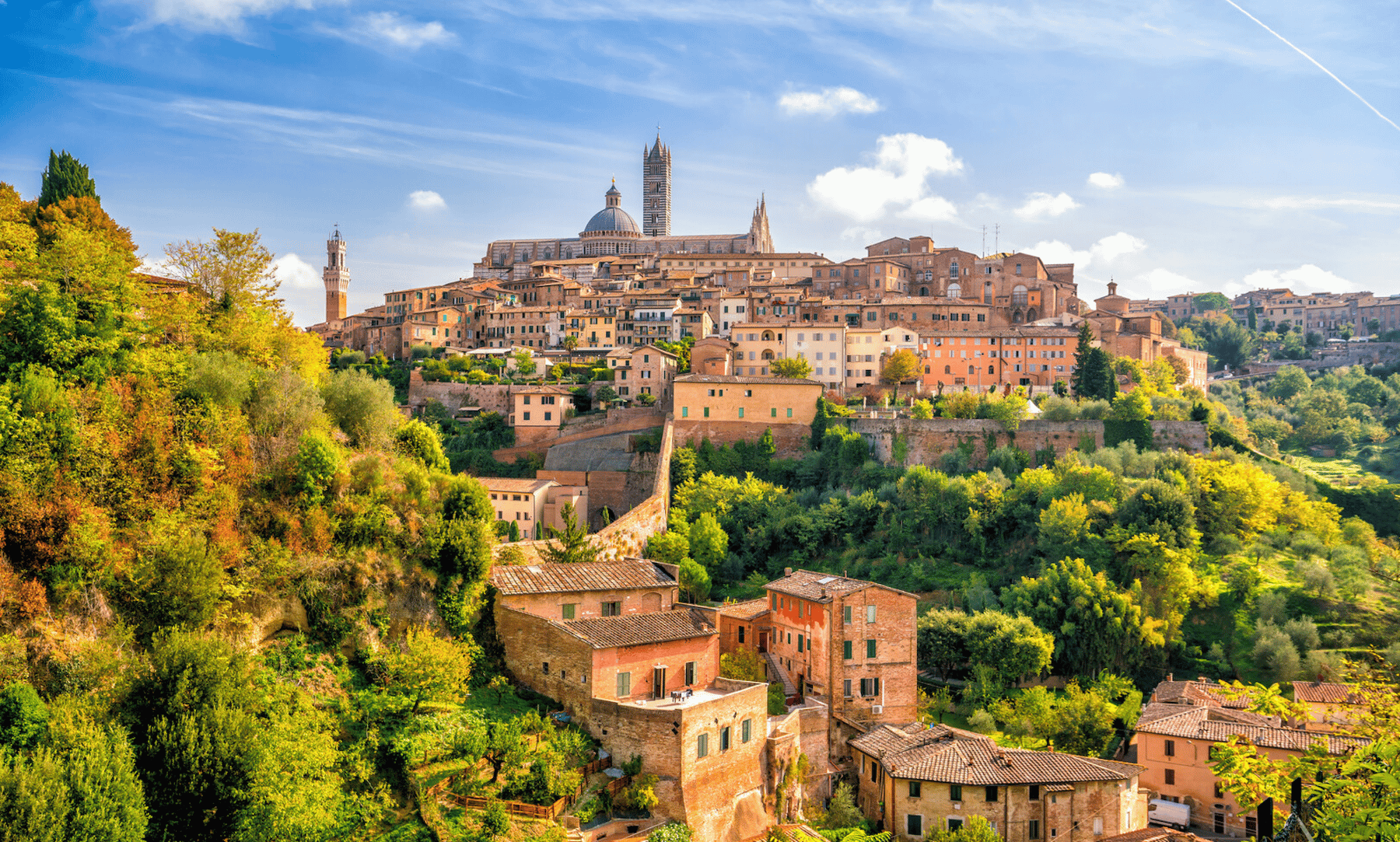 In the green heart of Italy
